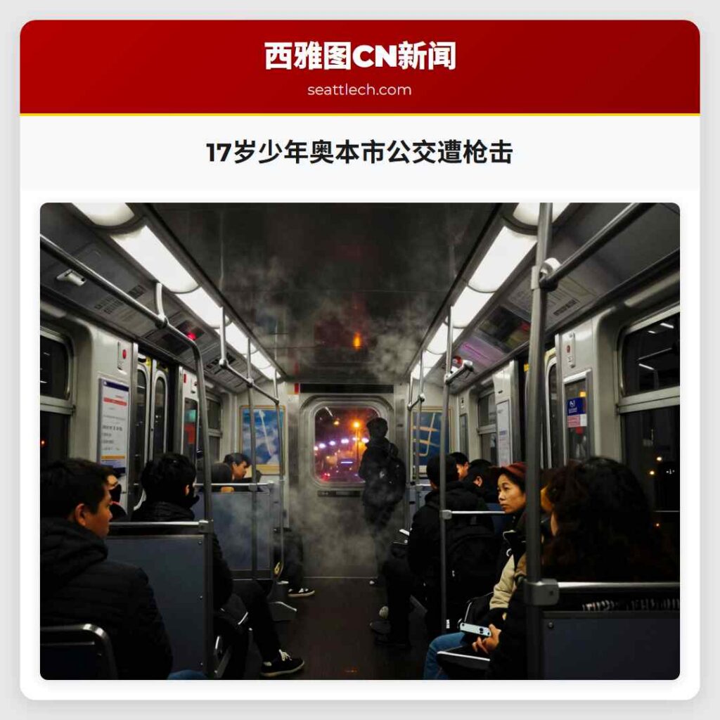 17岁少年奥本市公交遭枪击
