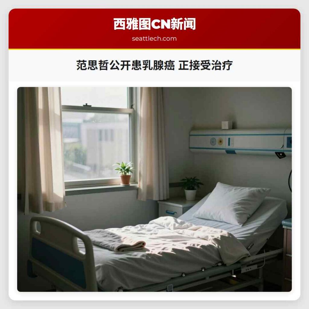 范思哲公开患乳腺癌 正接受治疗