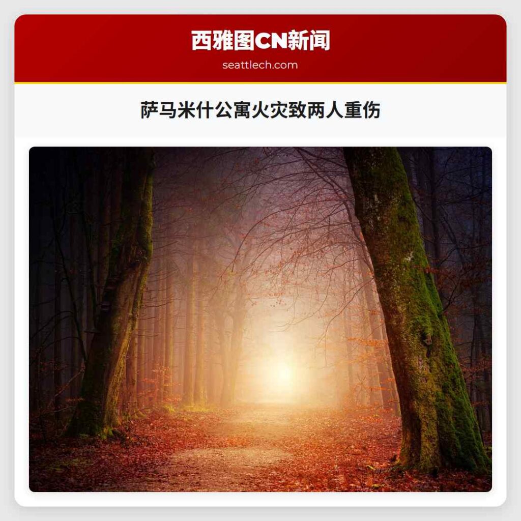 萨马米什公寓火灾致两人重伤
