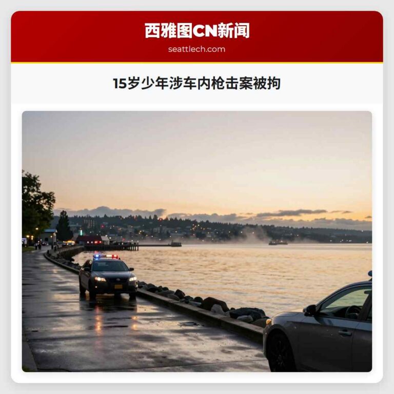 15岁少年涉车内枪击案被拘