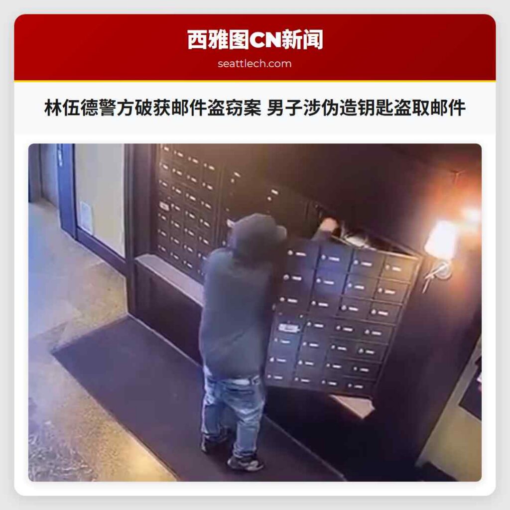 林伍德警方破获邮件盗窃案 男子涉伪造钥匙盗取邮件