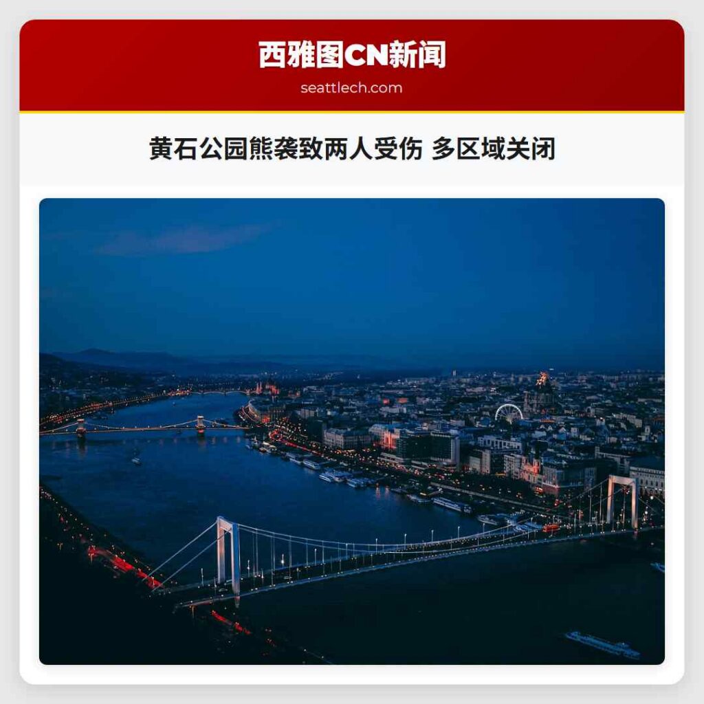 黄石公园熊袭致两人受伤 多区域关闭