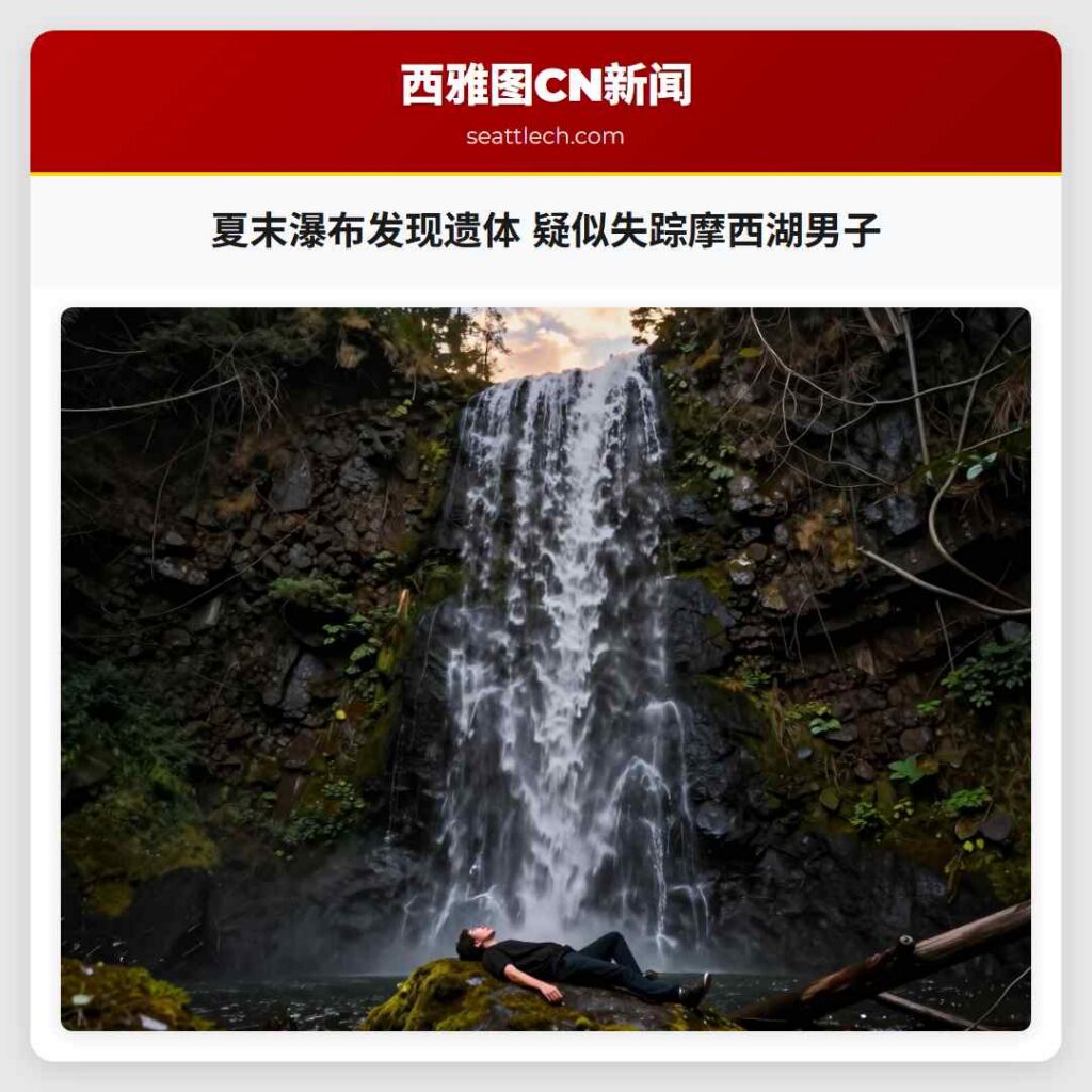 夏末瀑布发现遗体 疑似失踪摩西湖男子