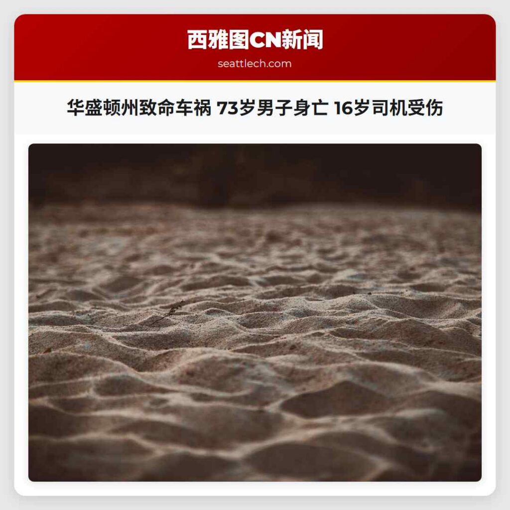 华盛顿州致命车祸 73岁男子身亡 16岁司机受伤