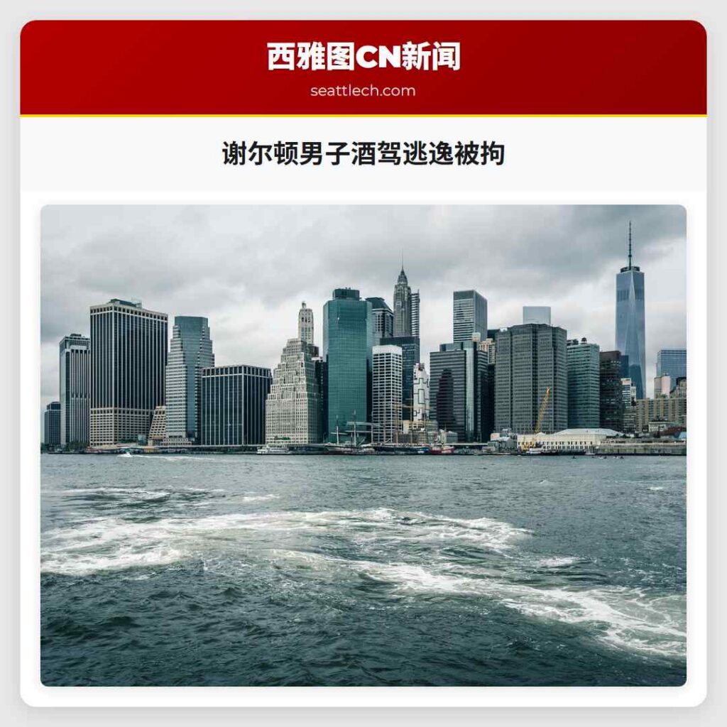 谢尔顿男子酒驾逃逸被拘