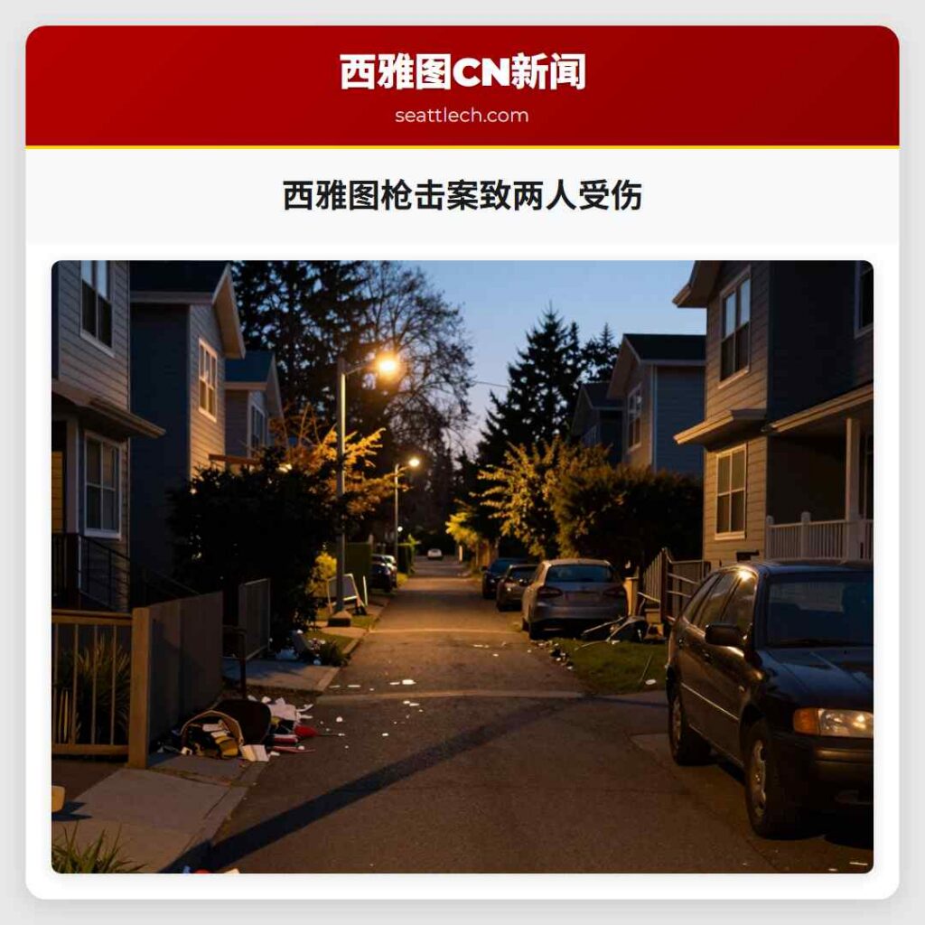 西雅图枪击案致两人受伤