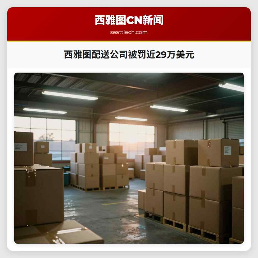 西雅图配送公司被罚近29万美元