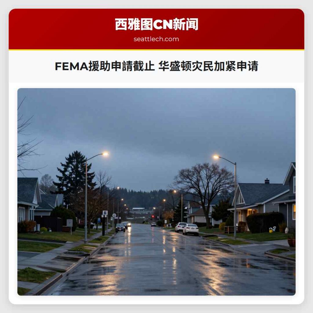 FEMA援助申請截止 华盛顿灾民加紧申请