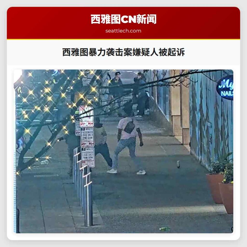 西雅图暴力袭击案嫌疑人被起诉