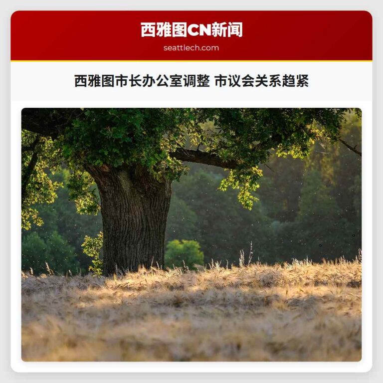 西雅图市长办公室调整 市议会关系趋紧