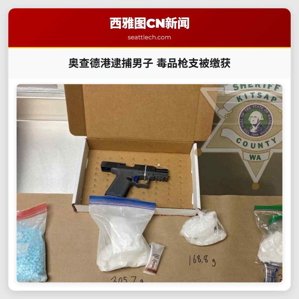 奥查德港逮捕男子 毒品枪支被缴获