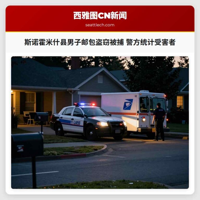 斯诺霍米什县男子邮包盗窃被捕 警方统计受害者