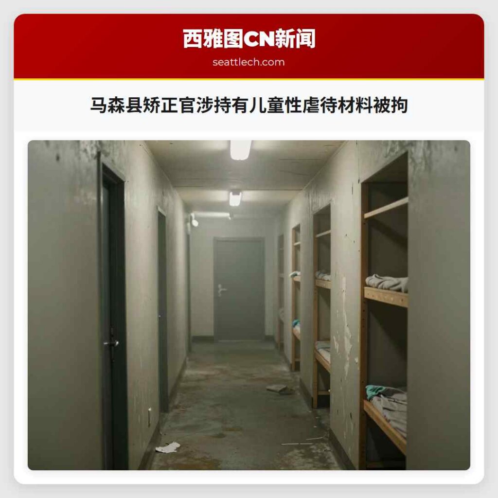马森县矫正官涉持有儿童性虐待材料被拘