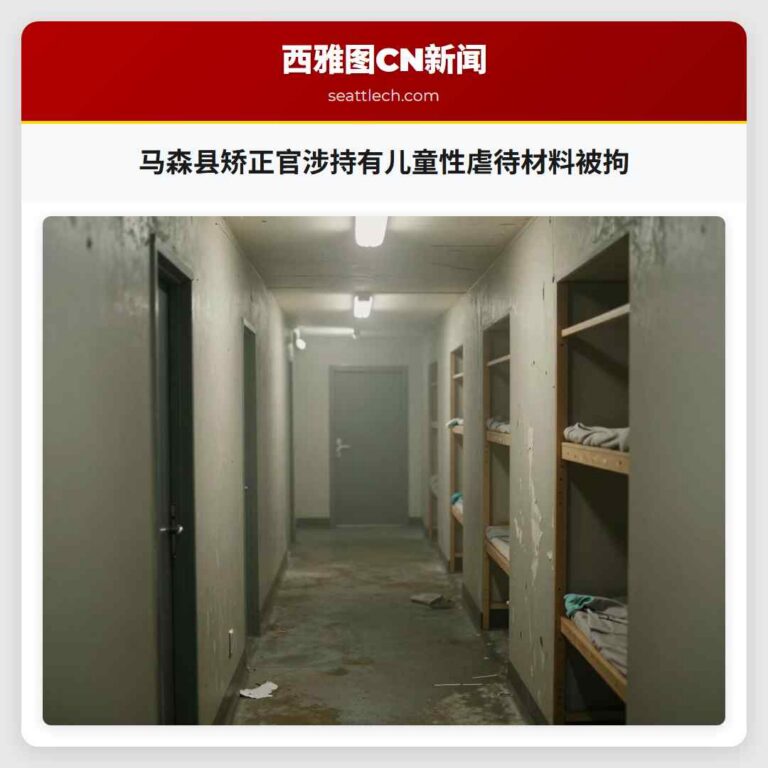 马森县矫正官涉持有儿童性虐待材料被拘