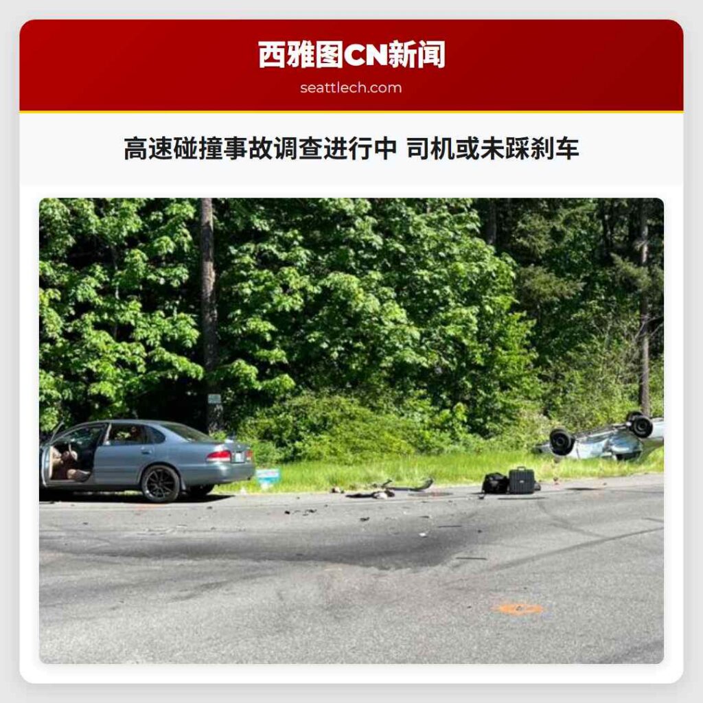 高速碰撞事故调查进行中 司机或未踩刹车