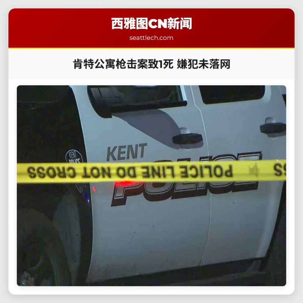 肯特公寓枪击案致1死 嫌犯未落网