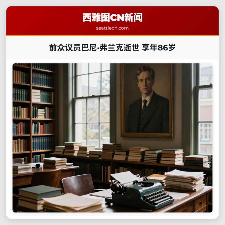 前众议员巴尼·弗兰克逝世 享年86岁