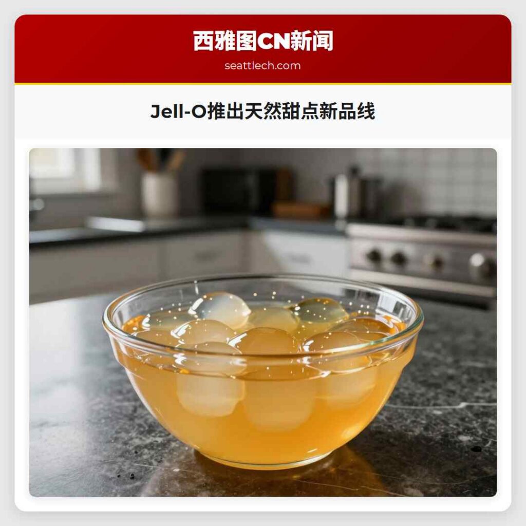 Jell-O推出天然甜点新品线