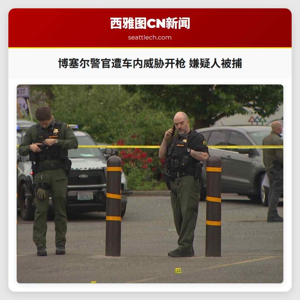 博塞尔警官遭车内威胁开枪 嫌疑人被捕