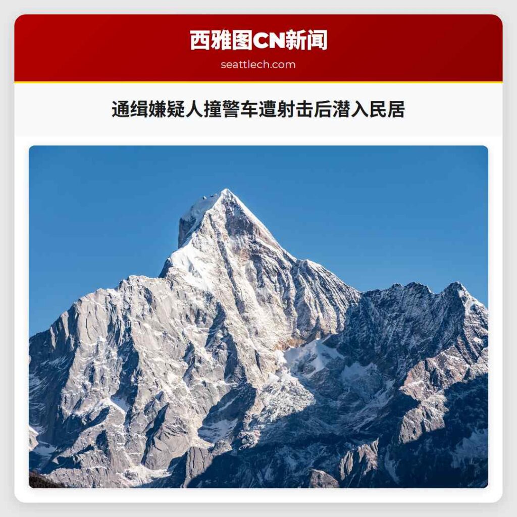 通缉嫌疑人撞警车遭射击后潜入民居