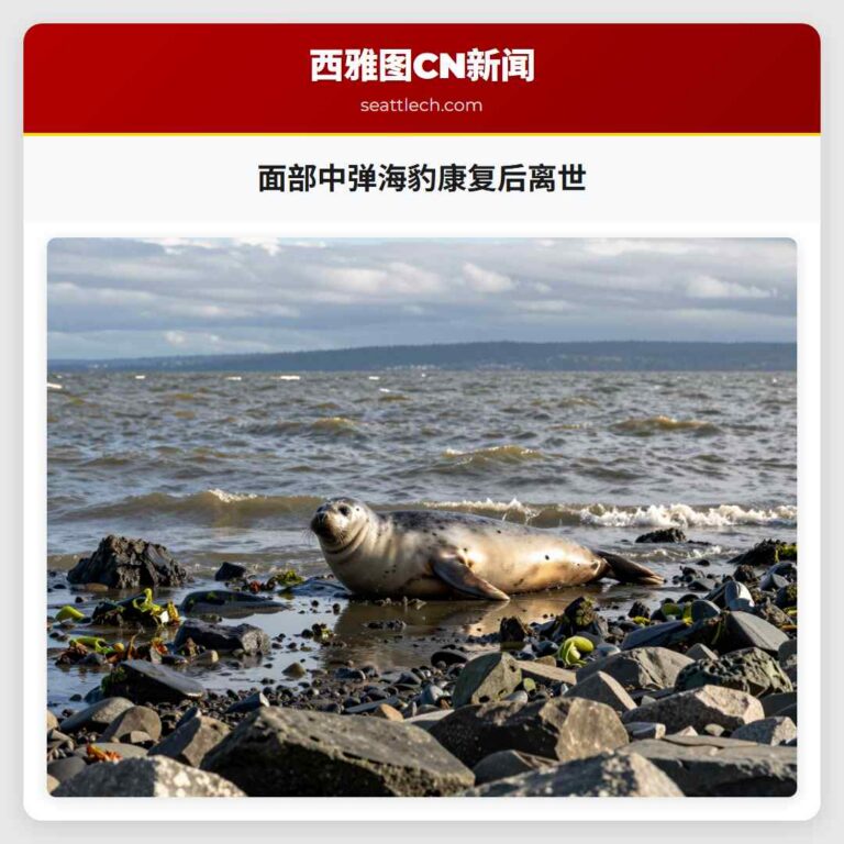 面部中弹海豹康复后离世