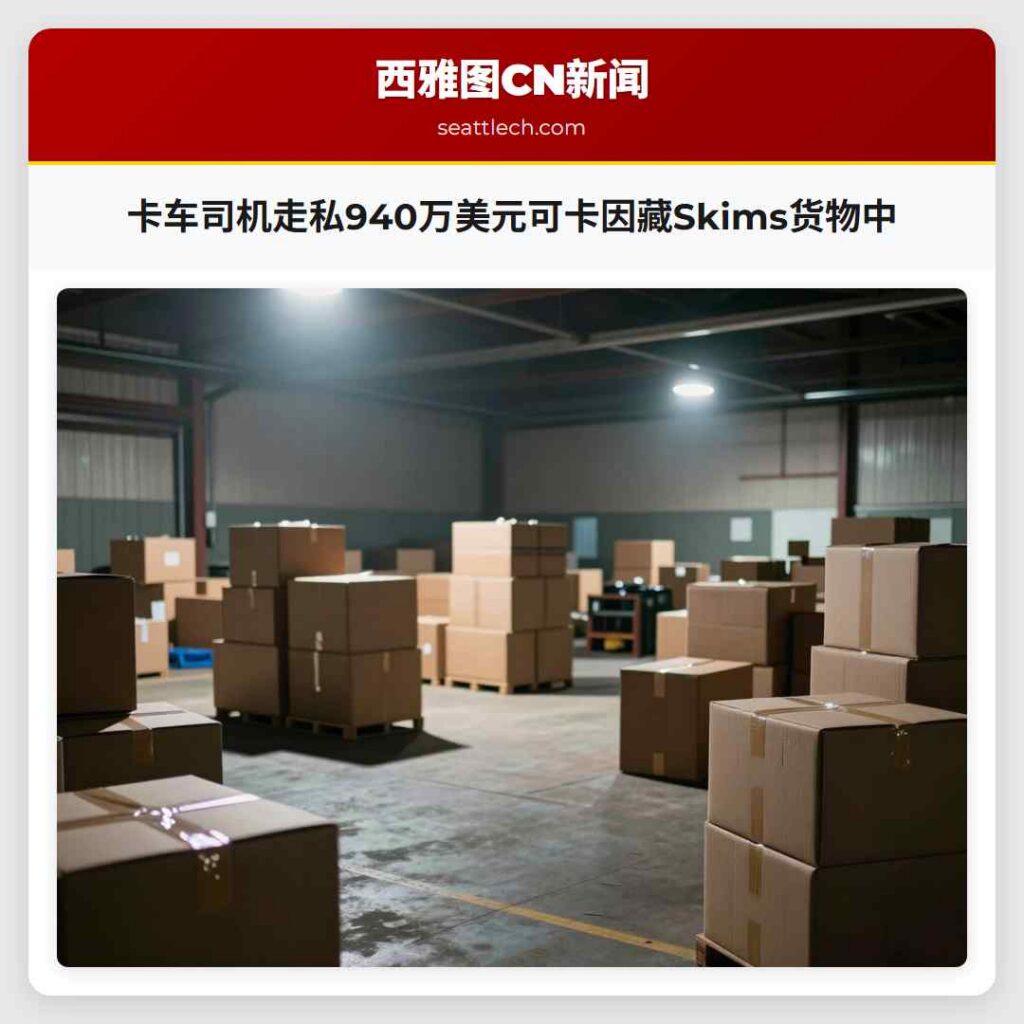 卡车司机走私940万美元可卡因藏Skims货物中
