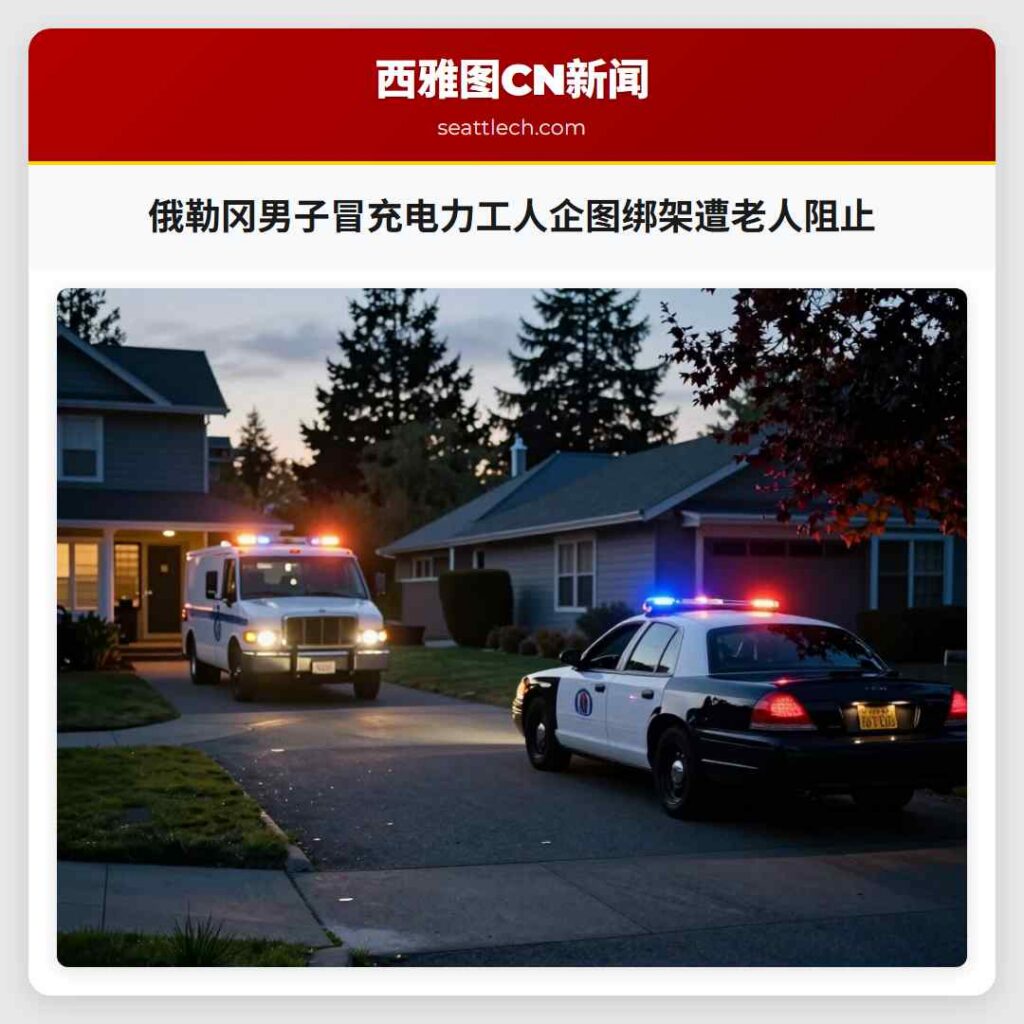 俄勒冈男子冒充电力工人企图绑架遭老人阻止