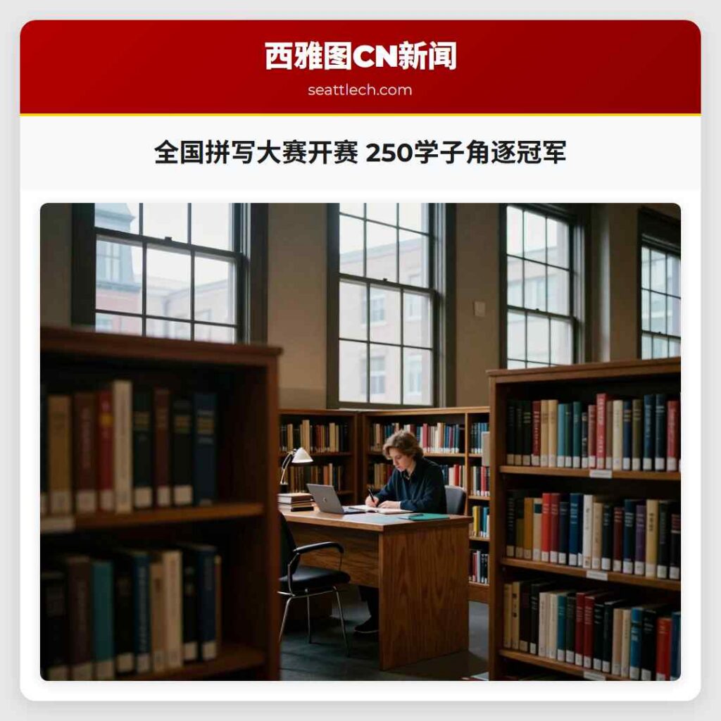 全国拼写大赛开赛 250学子角逐冠军