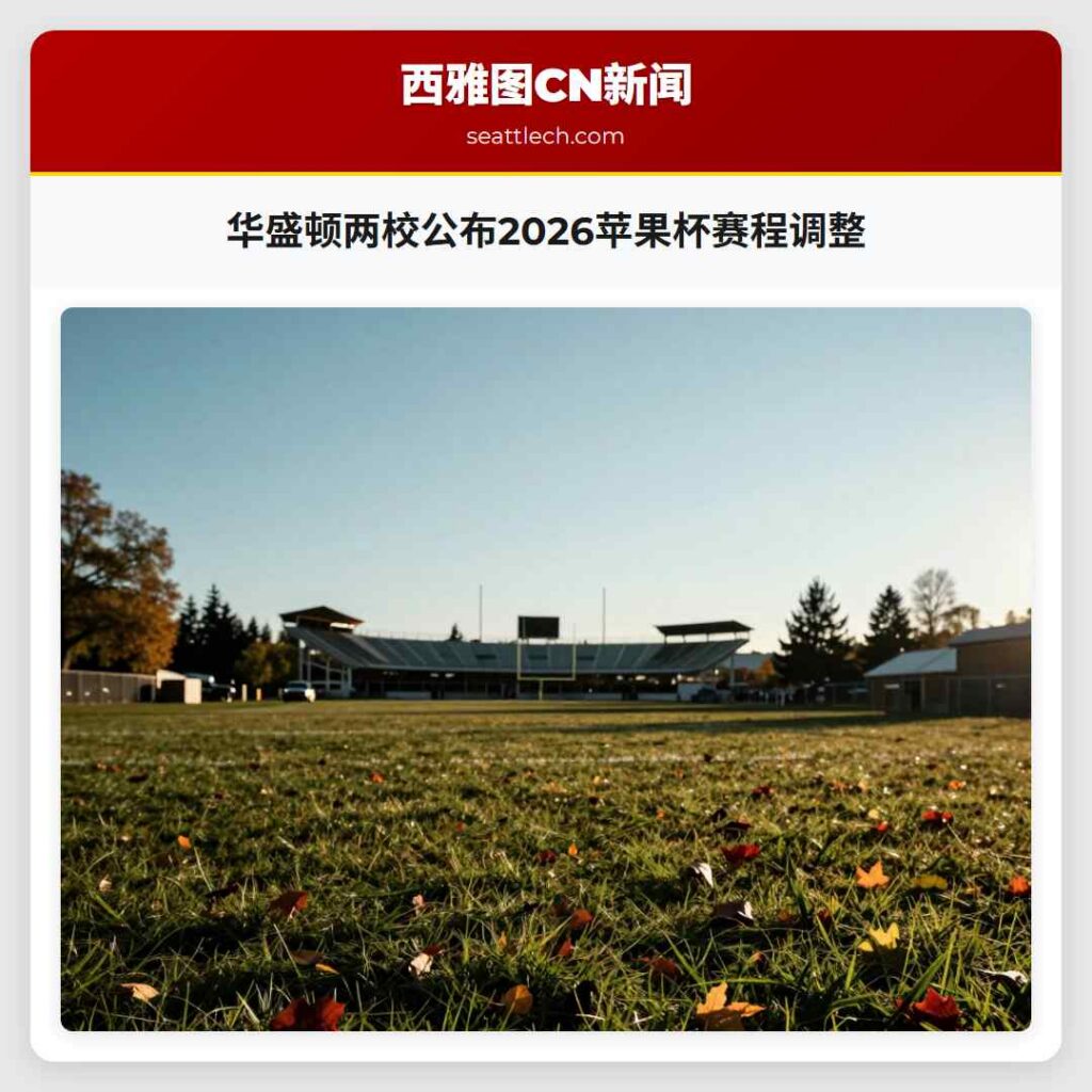华盛顿两校公布2026苹果杯赛程调整