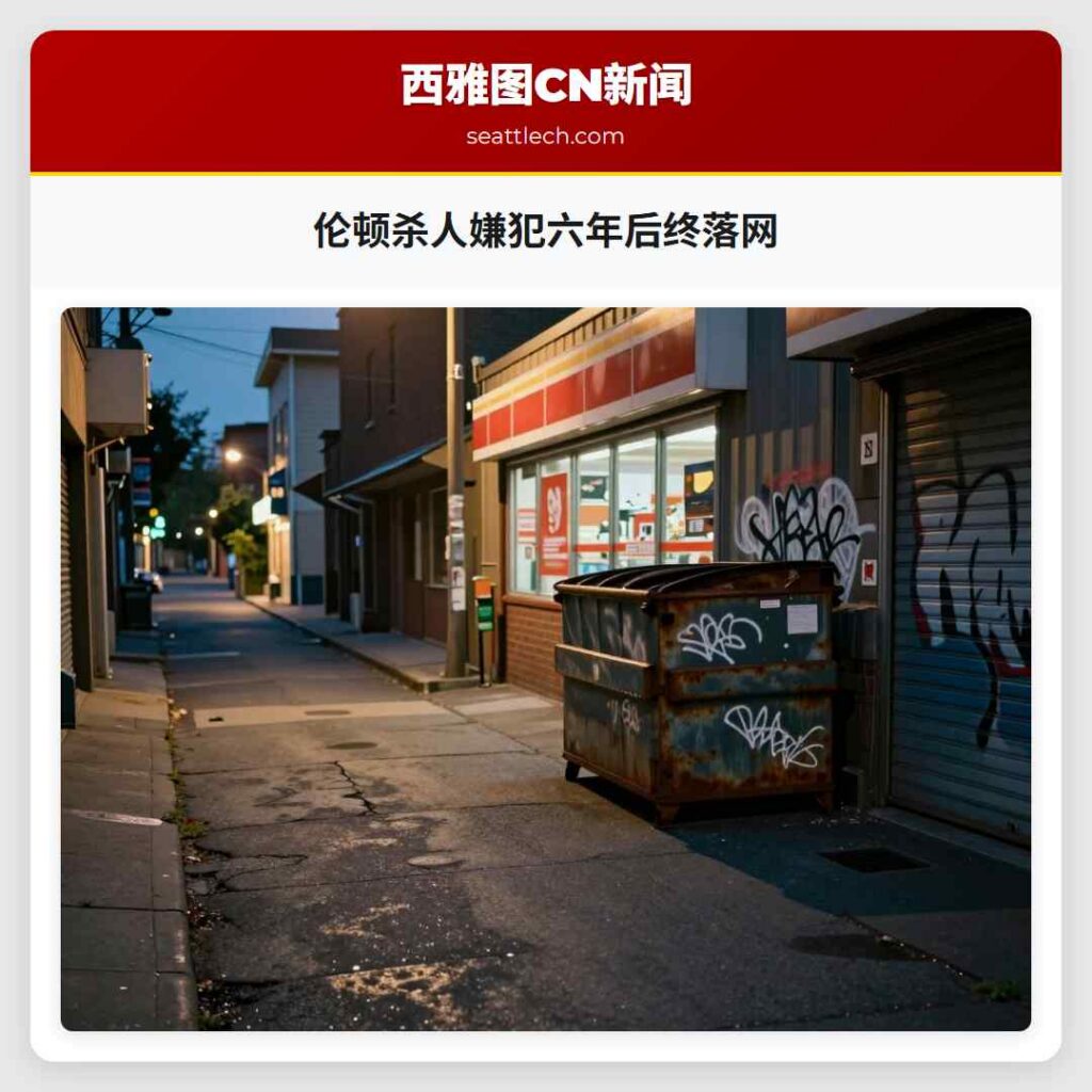 伦顿杀人嫌犯六年后终落网