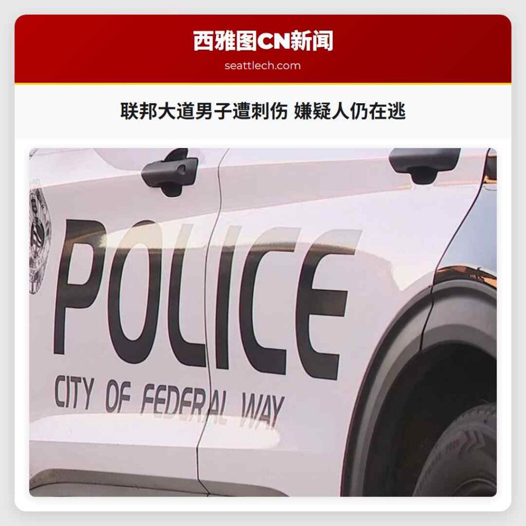联邦大道男子遭刺伤 嫌疑人仍在逃