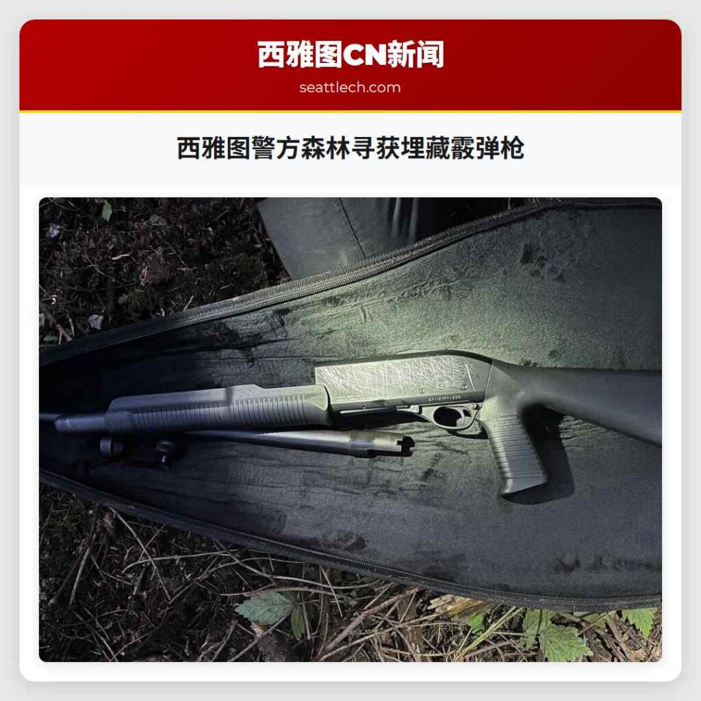 西雅图警方森林寻获埋藏霰弹枪