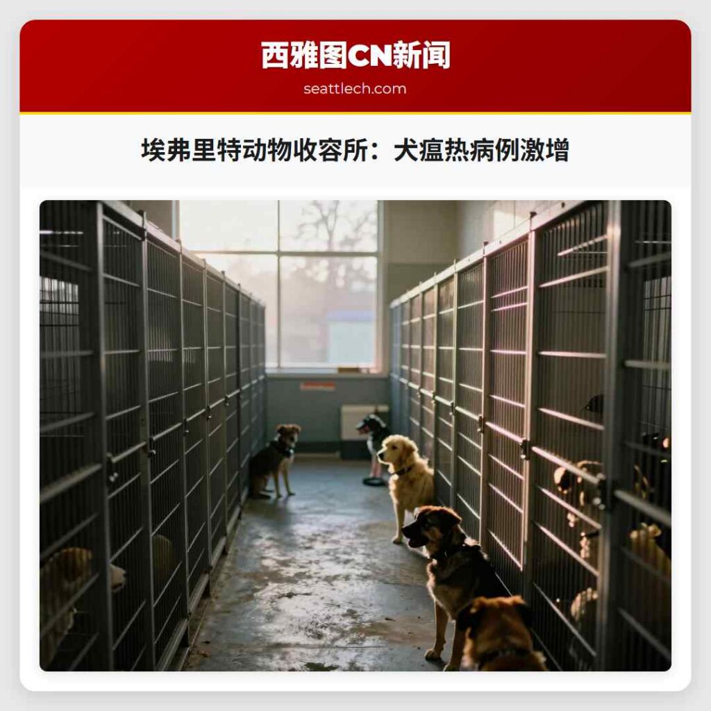 埃弗里特动物收容所:犬瘟热病例激增