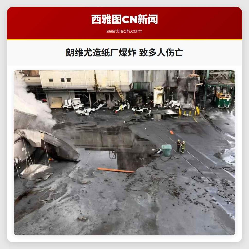 朗维尤造纸厂爆炸 致多人伤亡