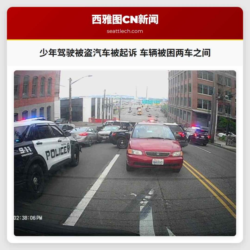 少年驾驶被盗汽车被起诉 车辆被困两车之间