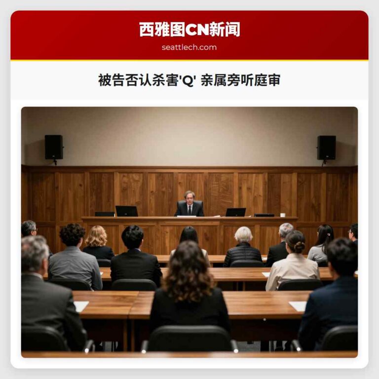 被告否认杀害Q 亲属旁听庭审