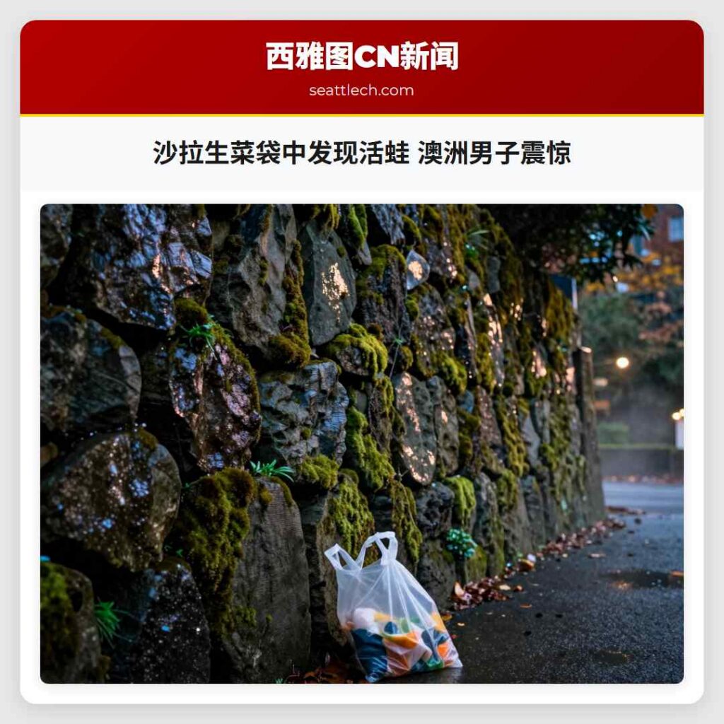 沙拉生菜袋中发现活蛙 澳洲男子震惊