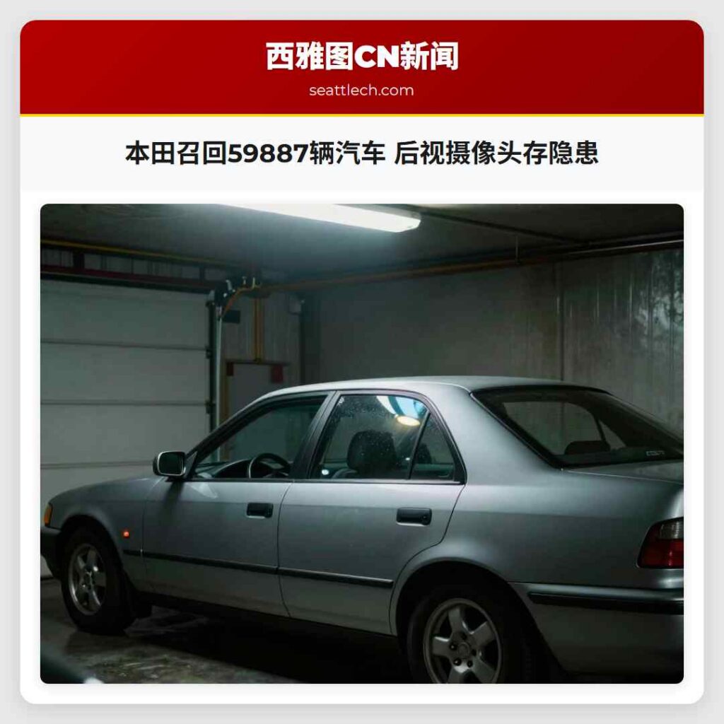 本田召回59887辆汽车 后视摄像头存隐患