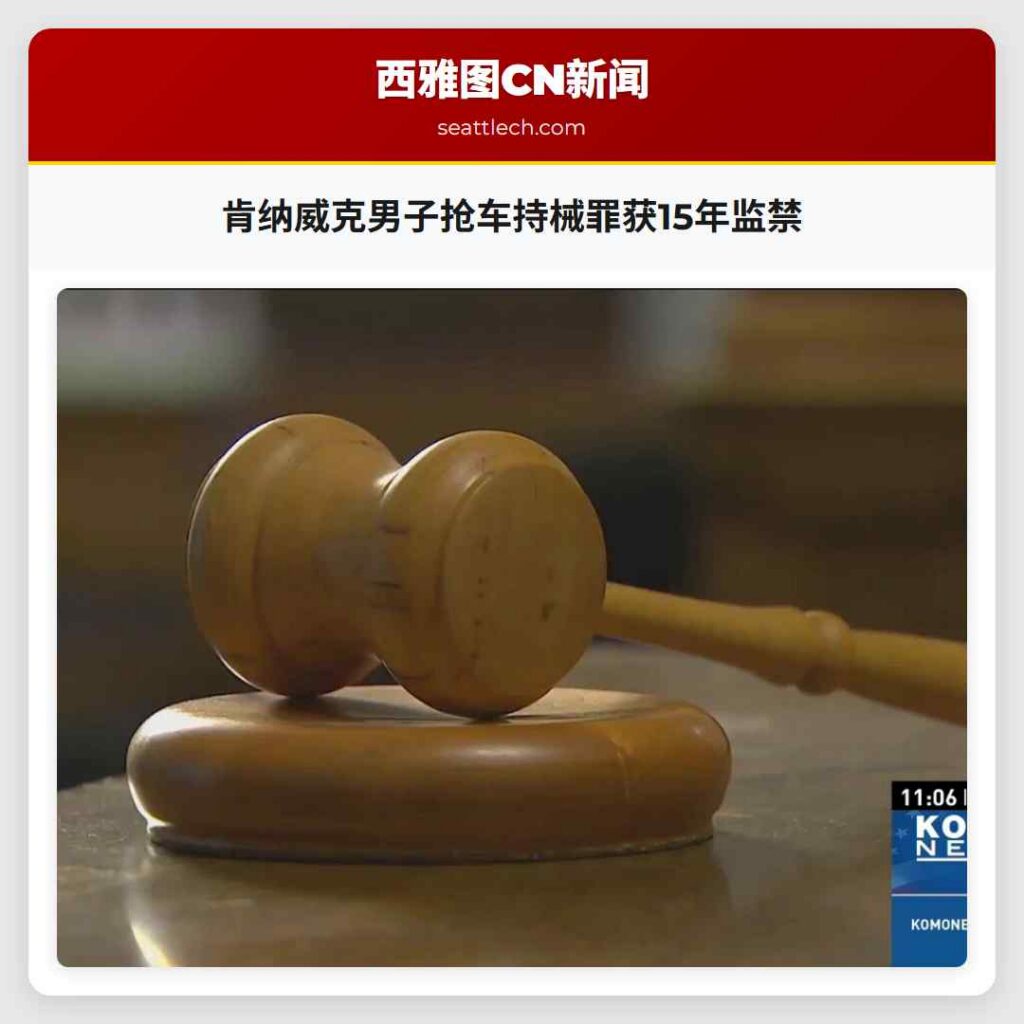 肯纳威克男子抢车持械罪获15年监禁