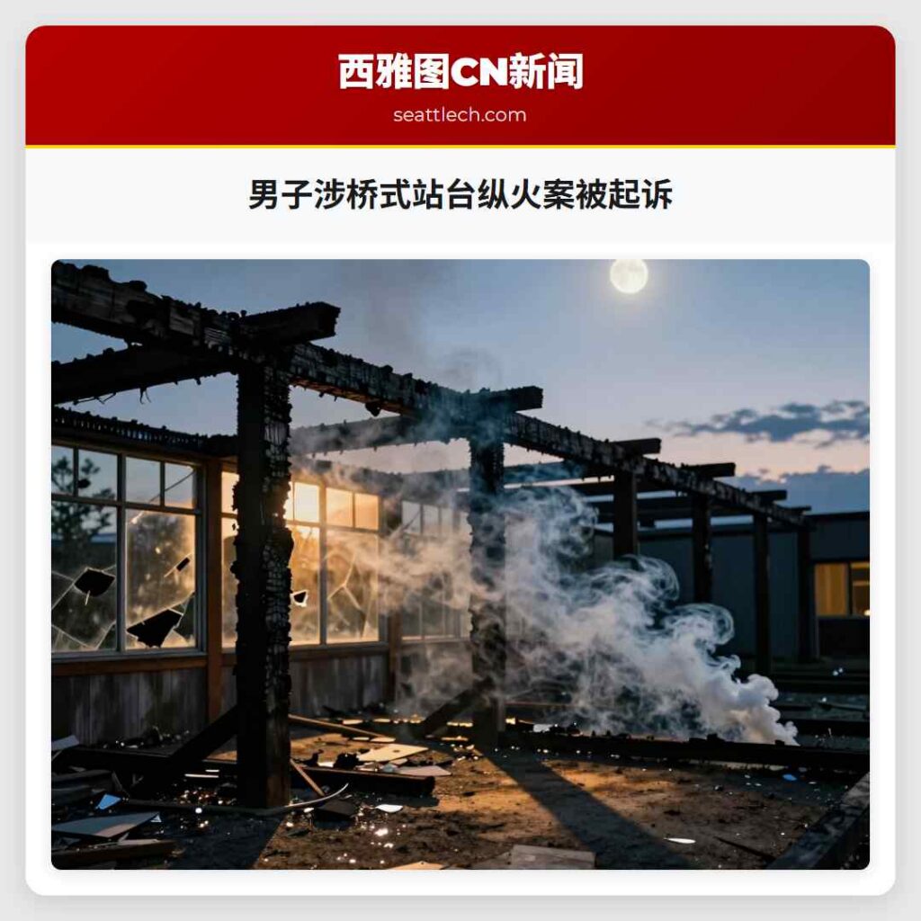 男子涉桥式站台纵火案被起诉