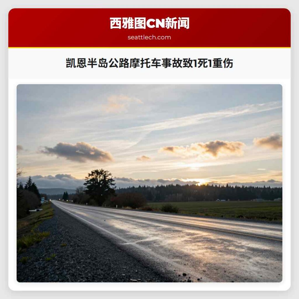 凯恩半岛公路摩托车事故致1死1重伤