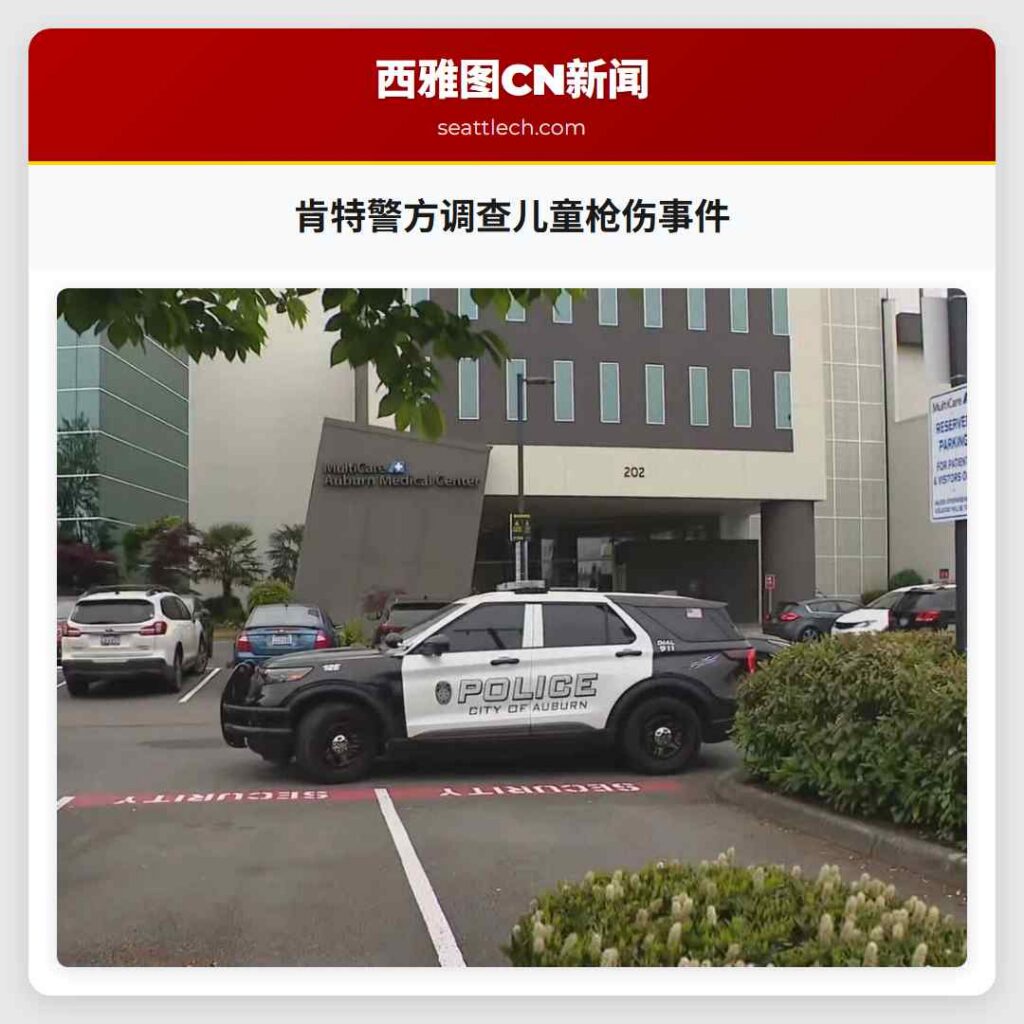 肯特警方调查儿童枪伤事件
