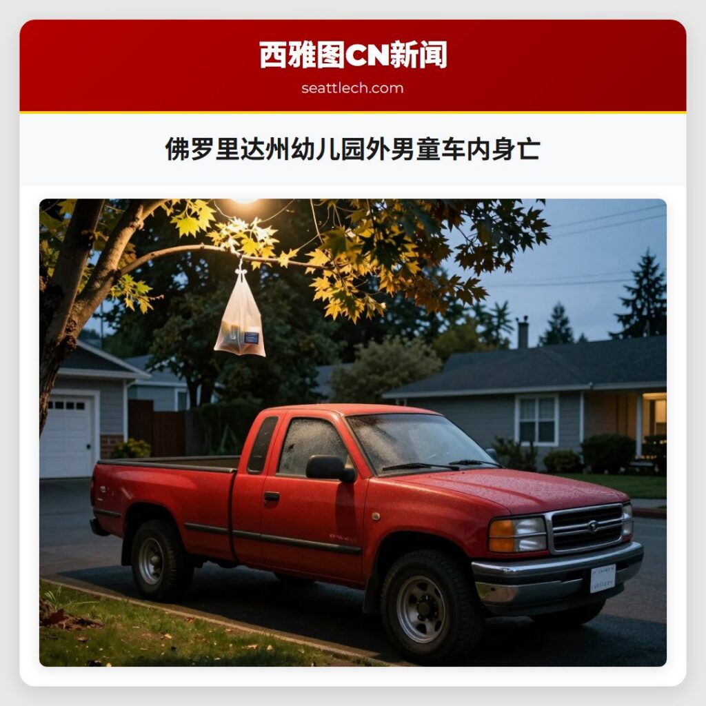 佛罗里达州幼儿园外男童车内身亡