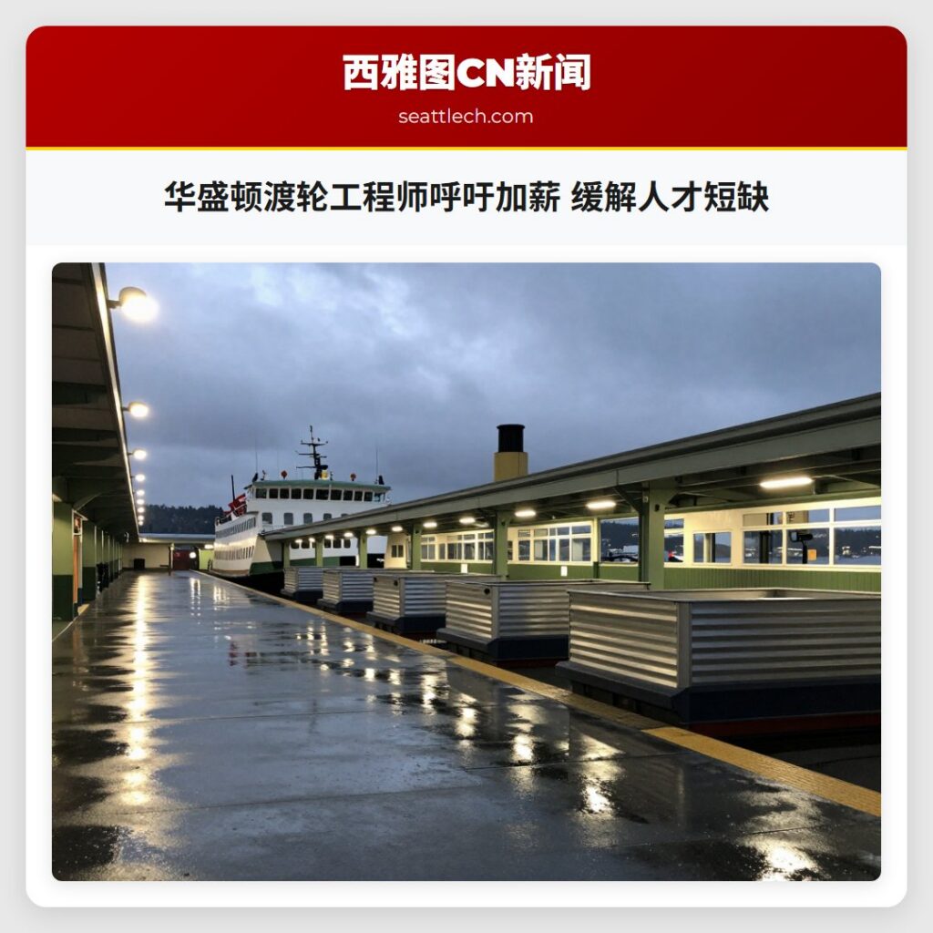 华盛顿渡轮工程师呼吁加薪 缓解人才短缺