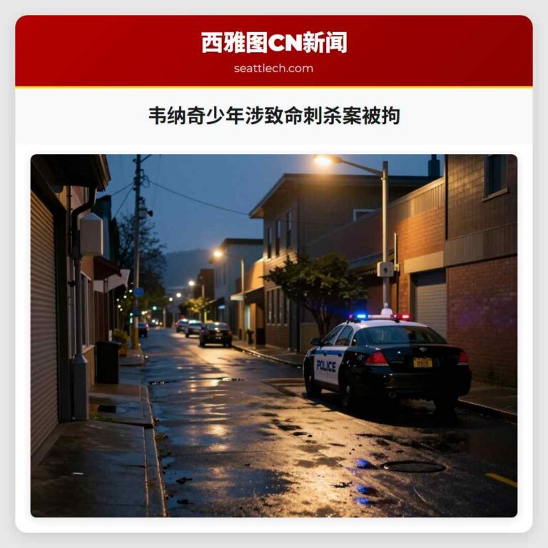 韦纳奇少年涉致命刺杀案被拘