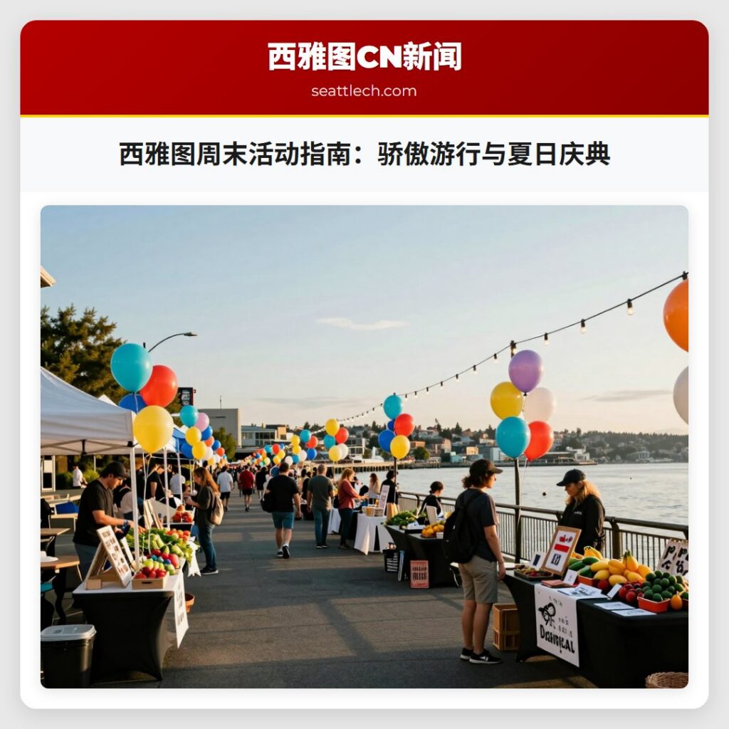 西雅图周末活动指南：骄傲游行与夏日庆典