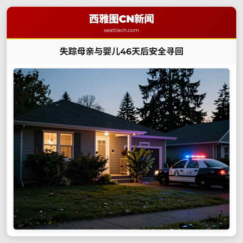 失踪母亲与婴儿46天后安全寻回