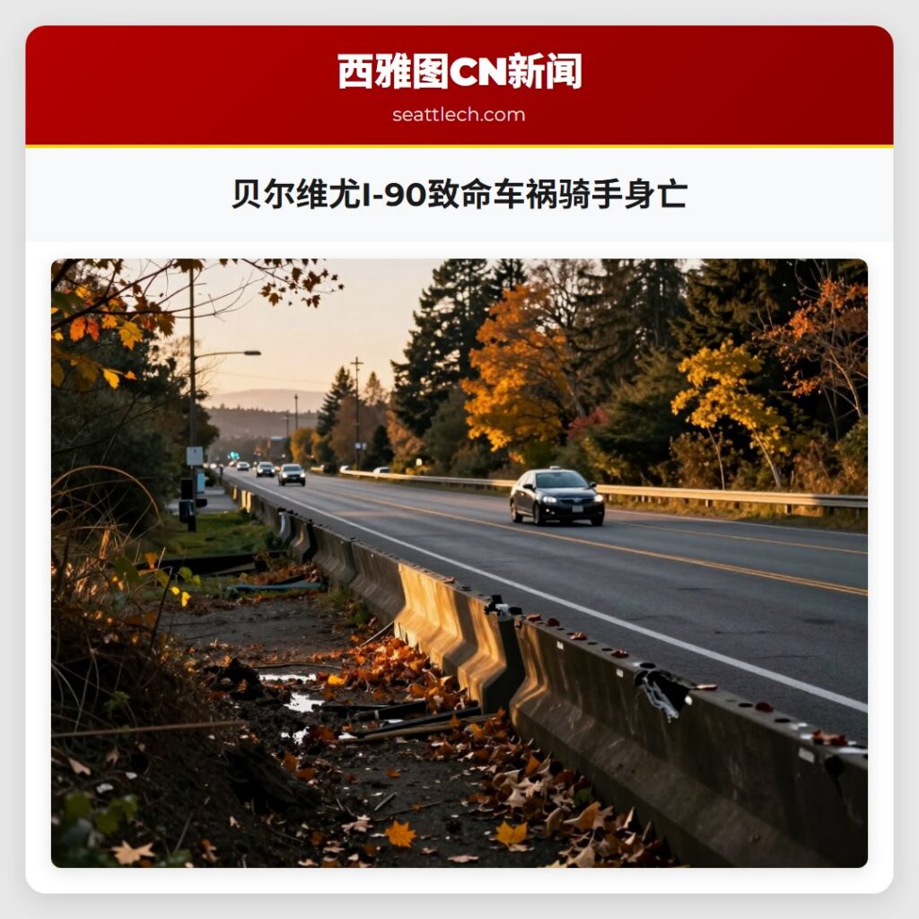 贝尔维尤I-90致命车祸骑手身亡