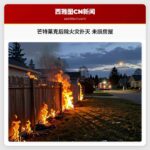 芒特莱克后院火灾扑灭 未损房屋