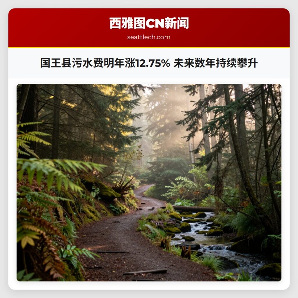 国王县污水费明年涨12.75% 未来数年持续攀升